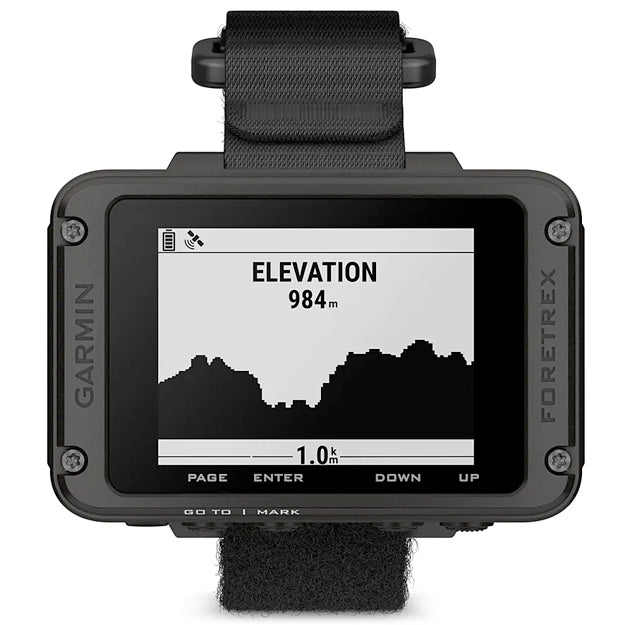Garmin Foretrex 801 Wrist-Mounted GPS Navigator With Strap - Black