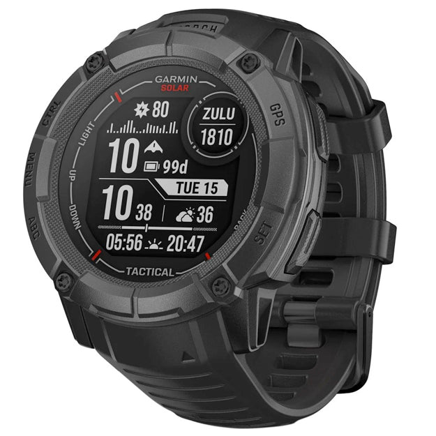 Garmin Instinct 2X Solar Rugged GPS Watch Tactical Edition