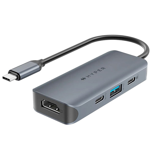 HyperDrive Next 4 Port USB-C Hub - Midnight Grey
