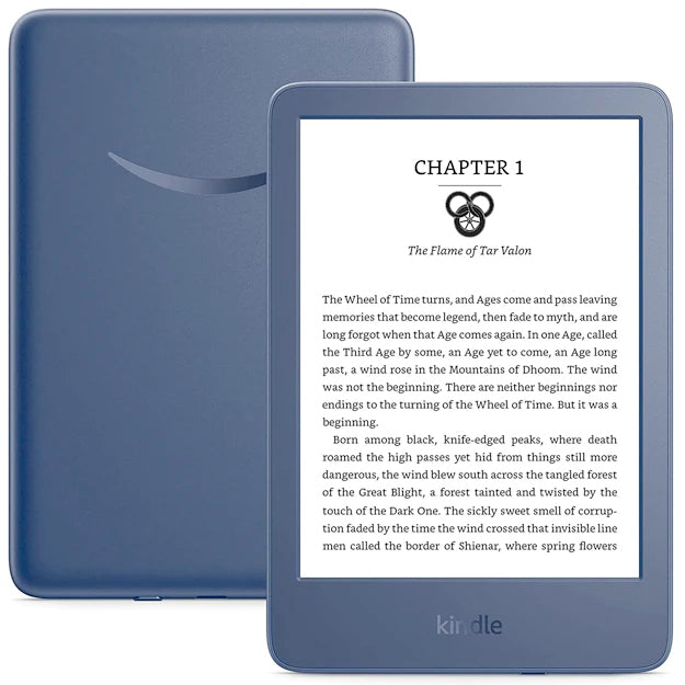 Amazon Kindle 6" Wi-Fi 16GB (11th Gen 2022) Blue - Kids Bundle