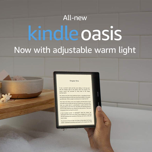 Amazon Kindle Oasis 7" WiFi 8GB (10th Gen 2019) Cover Bundle - Graphite