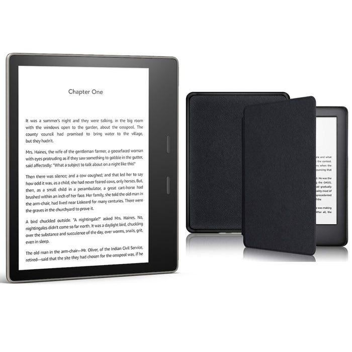 Amazon Kindle Oasis 7" WiFi 8GB (10th Gen 2019) Cover Bundle - Graphite