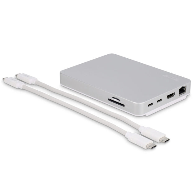 LMP 9-Port USB-C DuoDock (Dock & NVMe Storage) - Silver