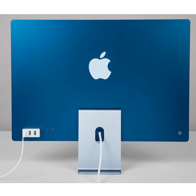 LMP USB-C 3-Port USB-A Tiny Hub For iMac 24" M1 (2021) - Silver