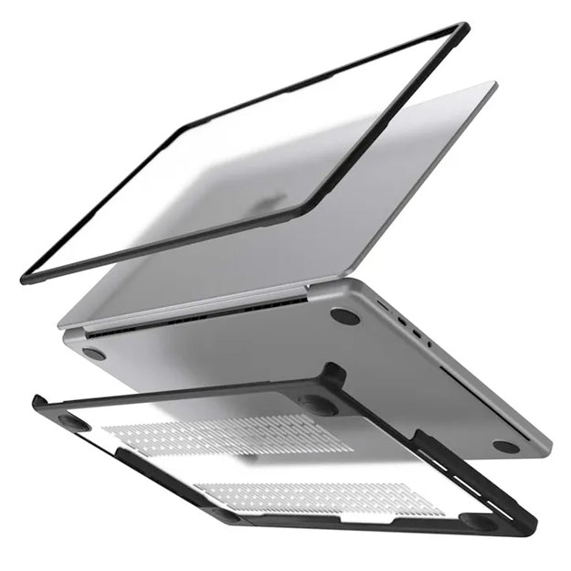 SwitchEasy Defender Hardshell For MacBook Air 15" M2 (2023 Model) - Transparent