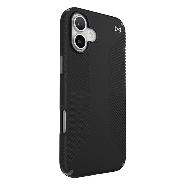 Speck Presidio2 Grip Case For iPhone 16 Plus – Black & Slate Grey