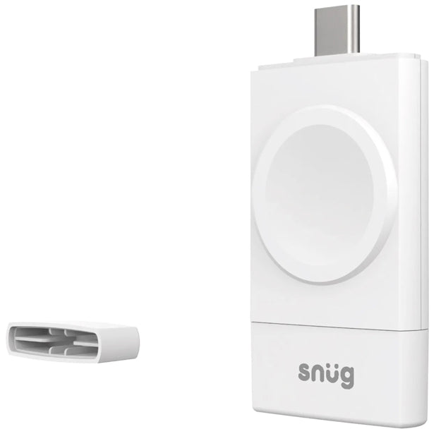 Snug Magnetic Wireless Charger For Apple Watch - White