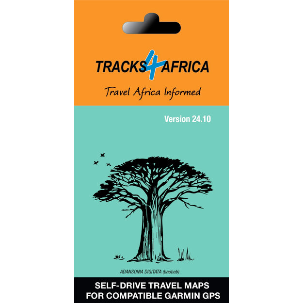 Tracks 4 Africa microSD Card For Garmin GPS Only (Version 24.10)