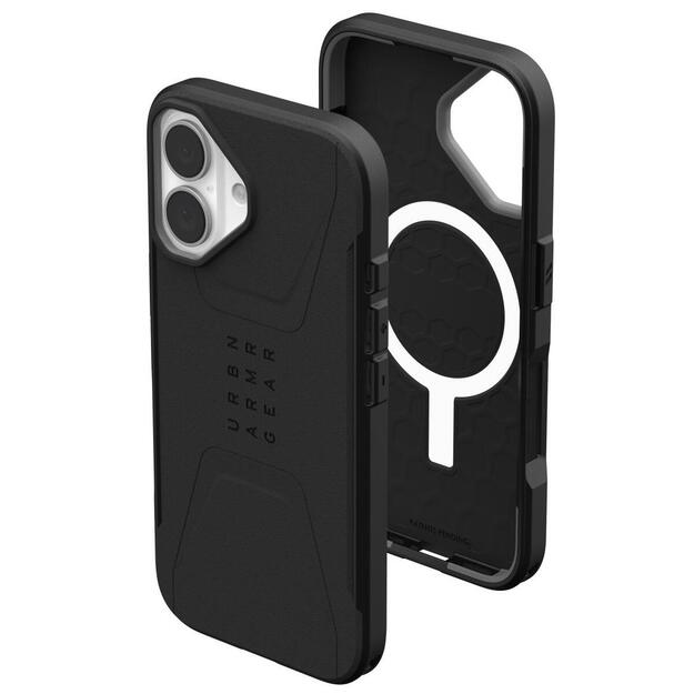 UAG Civilian MagSafe Case For iPhone 16 – Black