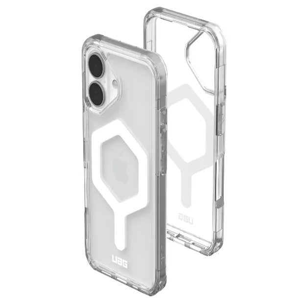 UAG Plyo MagSafe Case For iPhone 16 – Ice & White