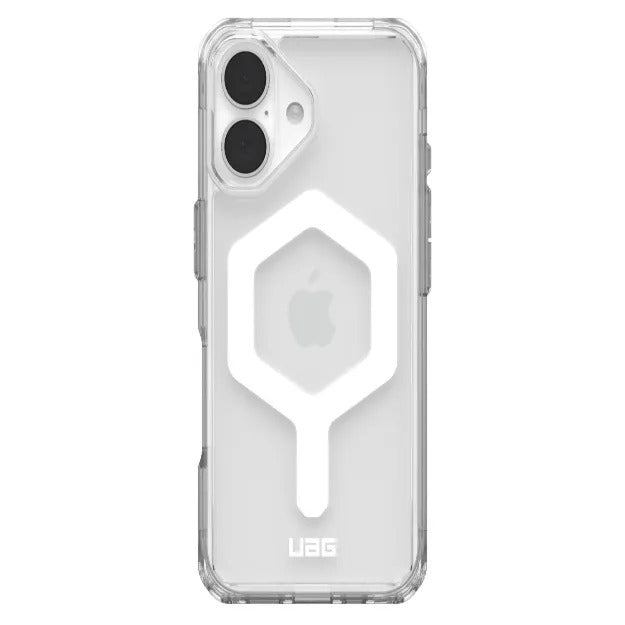 UAG Plyo MagSafe Case For iPhone 16 – Ice & White