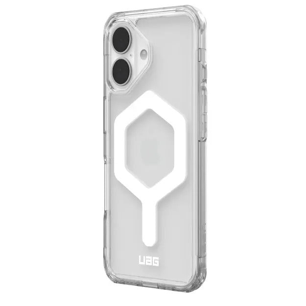 UAG Plyo MagSafe Case For iPhone 16 – Ice & White