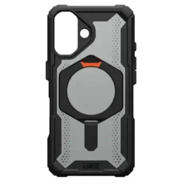 UAG Plasma XTE MagSafe Case For iPhone 16 – Black & Orange