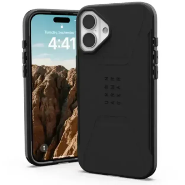 UAG Civilian MagSafe Case For iPhone 16 PLUS – Black