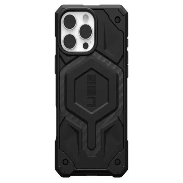 UAG Monarch Case For iPhone 16 Pro Max – Carbon Fibre