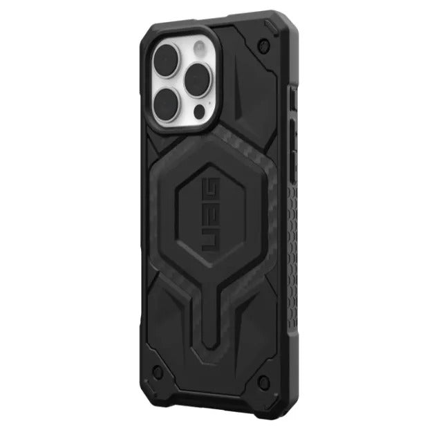 UAG Monarch Case For iPhone 16 Pro Max – Carbon Fibre