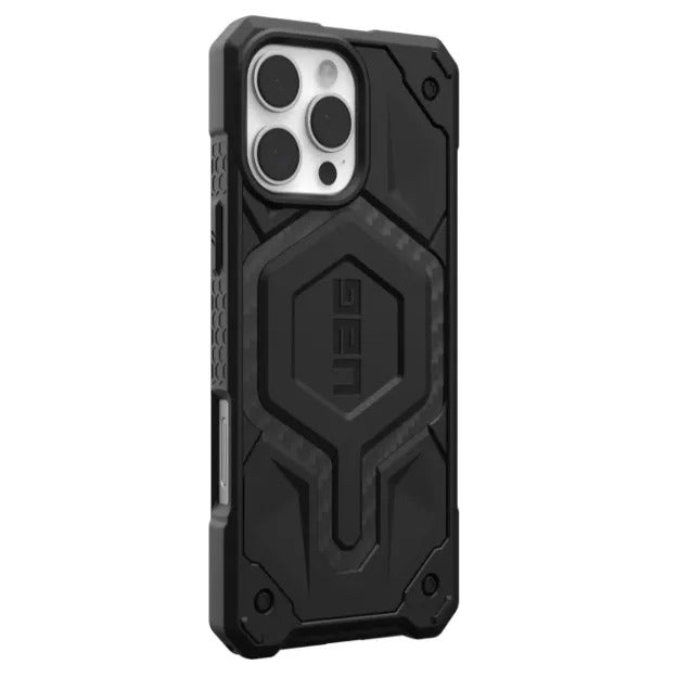 UAG Monarch Case For iPhone 16 Pro Max – Carbon Fibre