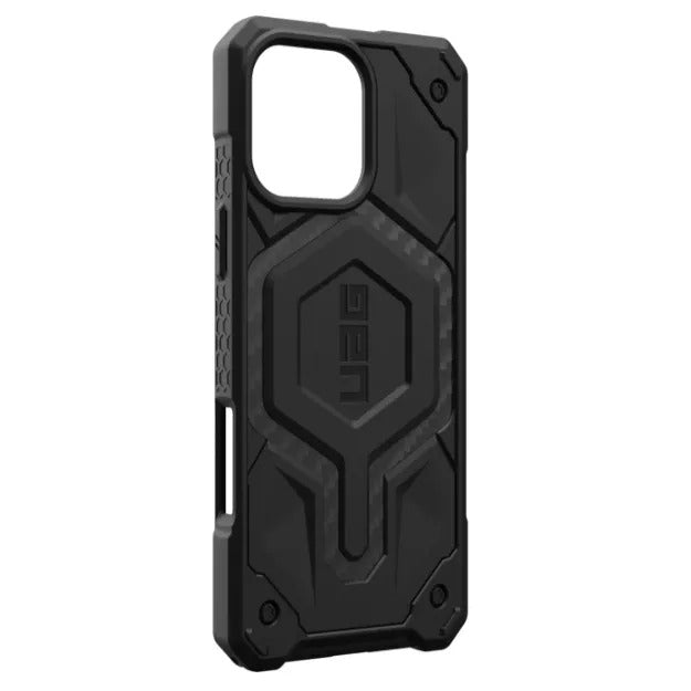 UAG Monarch Case For iPhone 16 Pro Max – Carbon Fibre