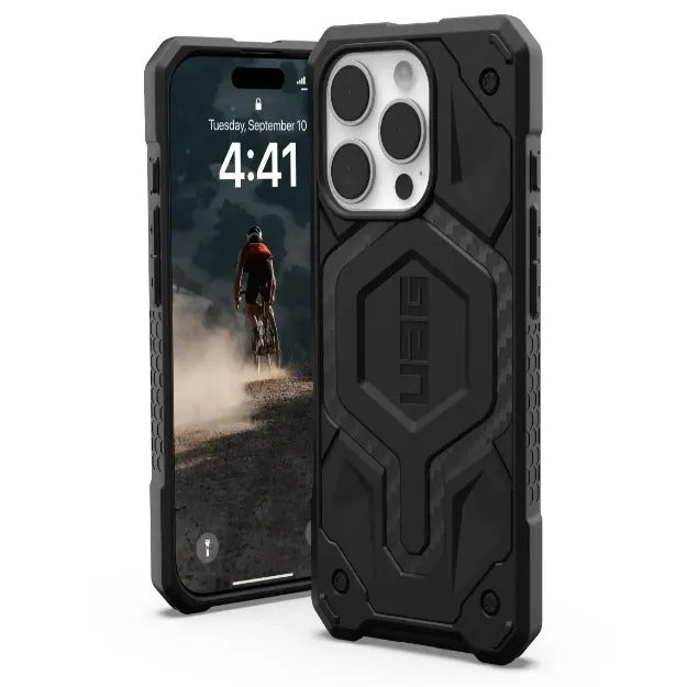 UAG Monarch Case For iPhone 16 PRO – Carbon Fibre