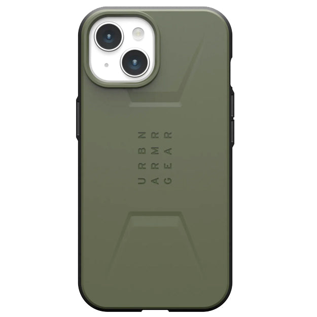 UAG iPhone 15 Civilian Case With MagSafe - Olive