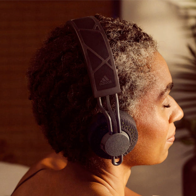 Adidas Wireless Sport On-Ear Self Charging Headphones RPT-02 SOL - Night Grey