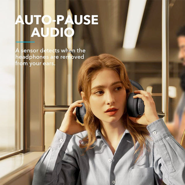 Anker SoundCore Life Q35 Noise Cancelling Over-Ear Bluetooth Headphones - Black