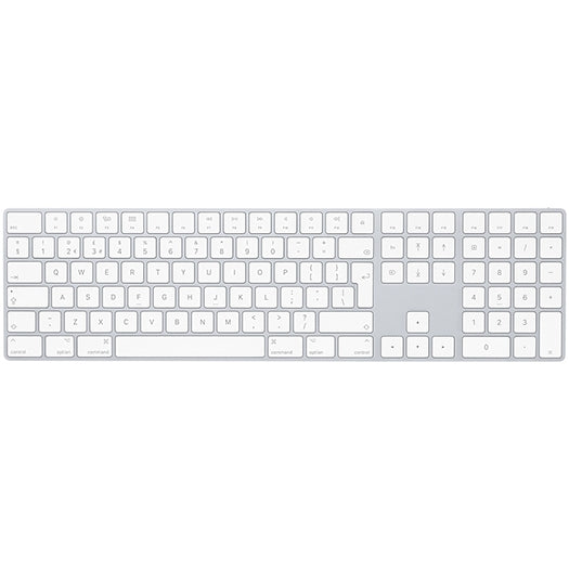 Apple Magic Wireless Keyboard With Numeric Keypad - White