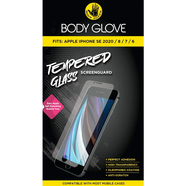 Body Glove Tempered Glass Screen Protector For iPhone 6/7/8 & SE