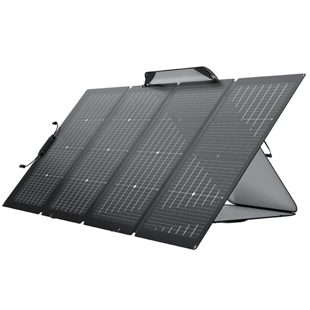 EcoFlow 220W Bifacial Portable Solar Panel - Black