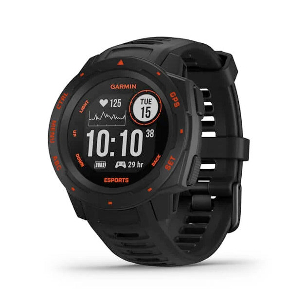 Garmin Instinct Rugged GPS Watch Esports Edition - Black Lava