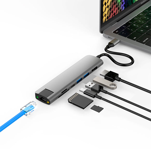 HyperDrive SLAB 7-In-1 USB-C Hub - Space Grey