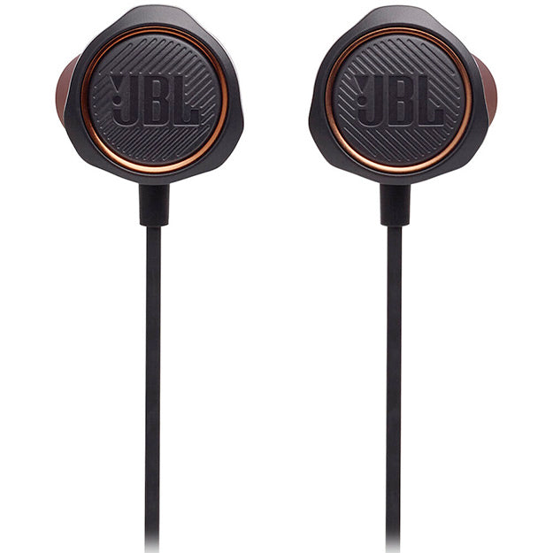JBL Quantum 50 Wired In-Ear Gaming Headset With Volume Slider & Mic Mute - Black