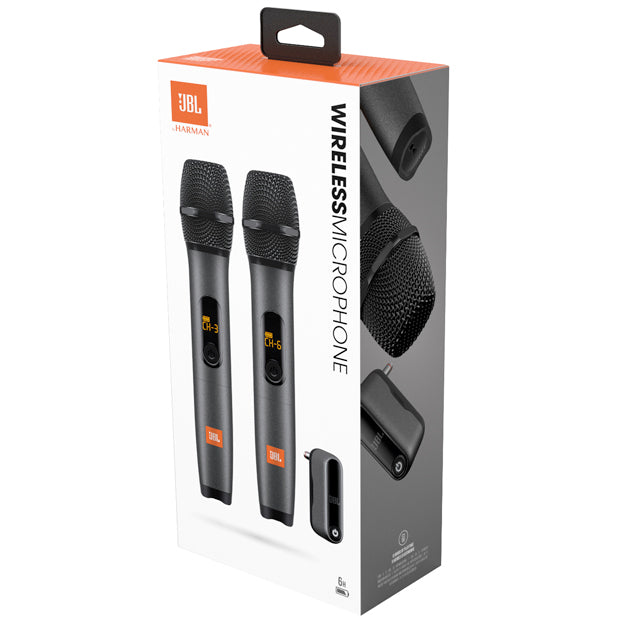 JBL Wireless Microphones For JBL PartyBox Speakers - Black
