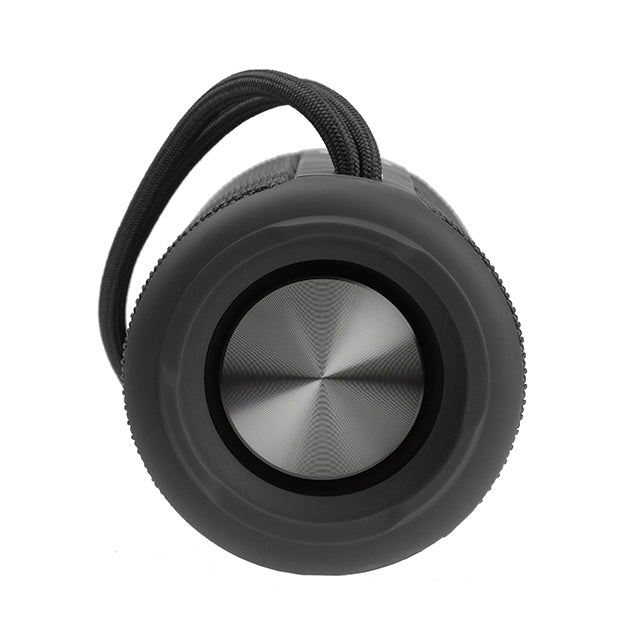 Silver Frame Q12 Waterproof Bluetooth Speaker - Black