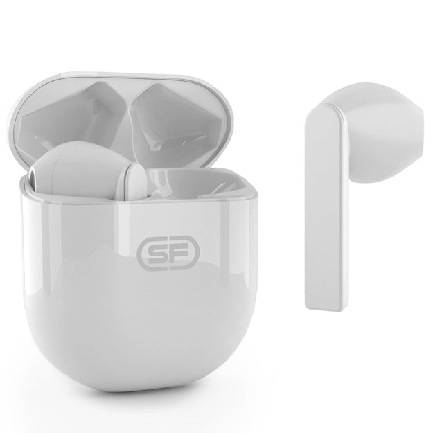 Silver Frame B18A TWS In-Ear Bluetooth Headphones - White